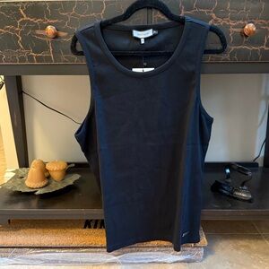 MAUVAIS men’s Black Signature Vest Tank Top